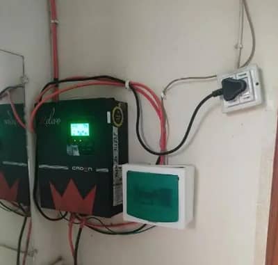 Crown 1.4KW Solar Inverter + 3 Solar Plates Complete System for Sale