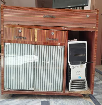 Computer Table (Drawers & Keyboard Cover)