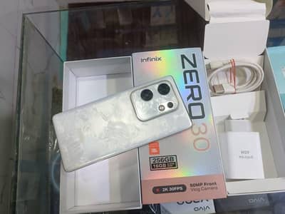 Infinix Zero 30 8 GB Ram 256 GB Memory WhatsApp number 03069833131/