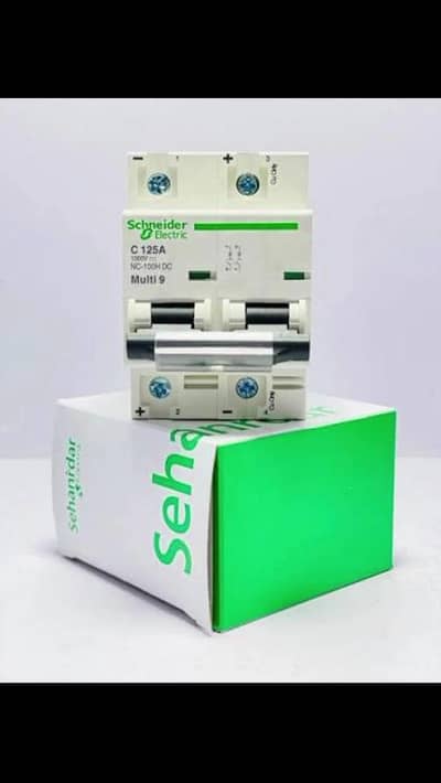 Schneider DC Breaker 125A Double Pole For Solar Panels