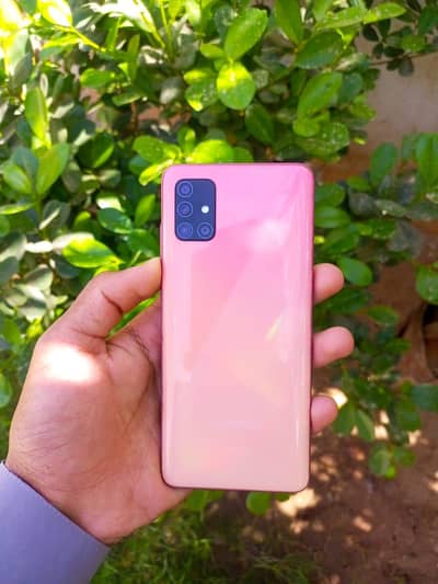 SamsungA51 8/128 Front Fingrprint Amlad display Without Box And chrger