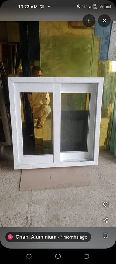 Aluminium window Sliding Doors  Glass Cabins mirrors & Repairing Works
