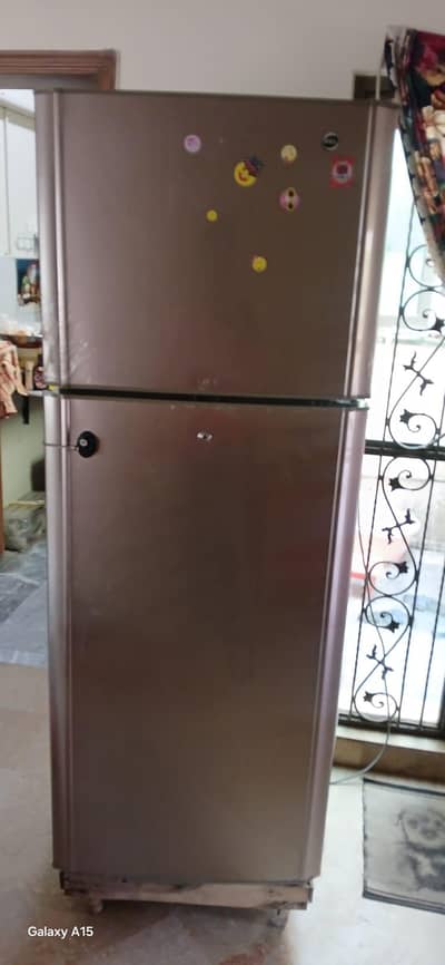 large sized 2 door fridge under warranty in excellent condition