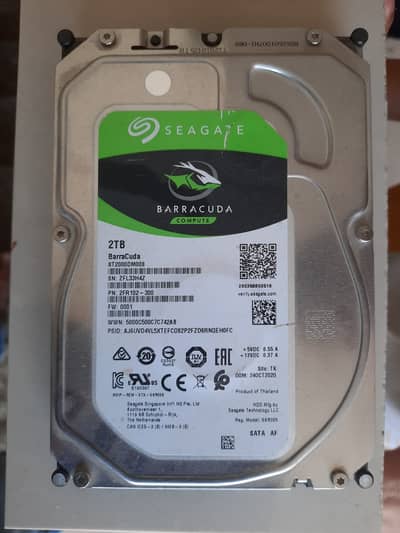 Seagate BarraCuda 2TB SATA Hard Drive