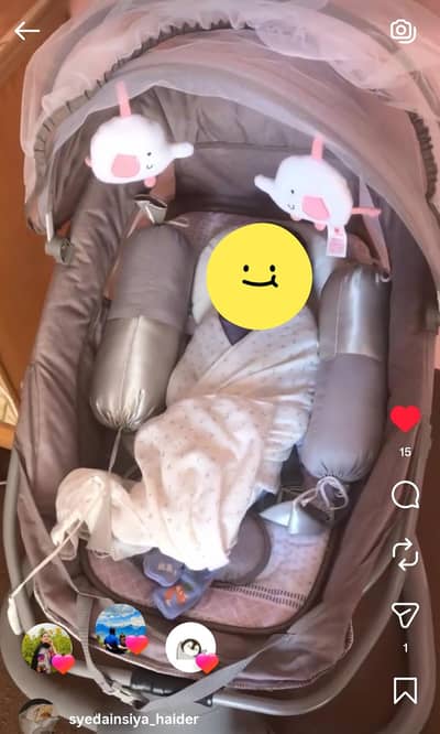 mastela 3 in 1 electric swing for infants 1 month used only