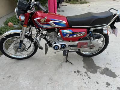 Honda CG 125 Brand New Condition - Red Color