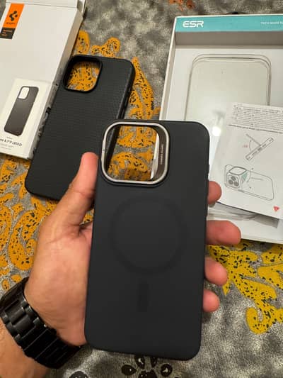 ESR and Spigen orignal cases for 15 pro max