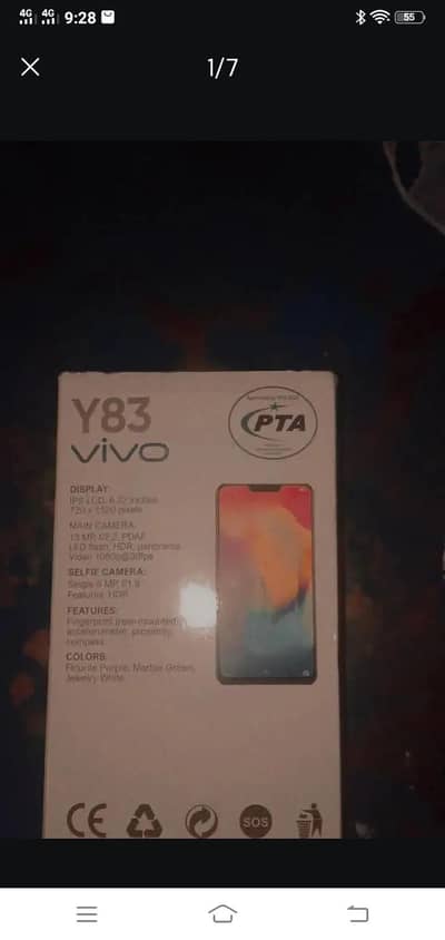 vivo y 83