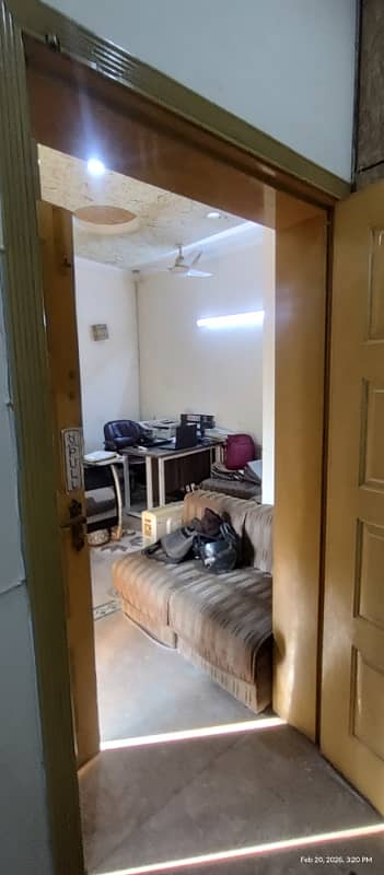 3.5 Marla double story 3 beds house for family and office marble flooring neat and clean for detail cal plz