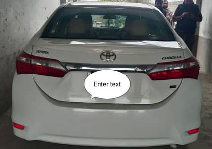 Toyota Corolla Xli Convert GLi 2016 Decmber