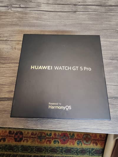 Huawei Watch GT5 Pro Titanium Space Grade with box accer like new