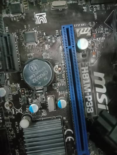 msi h81 p33 motherboard + 16gb ram + xeon e3 1246 v3(i7-4790k)