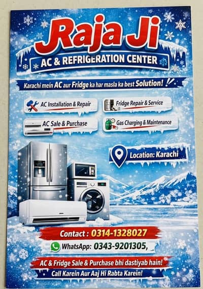 Raja G Ac& Fridge services
