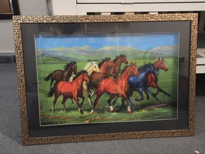 3D Horses Wall Hanging