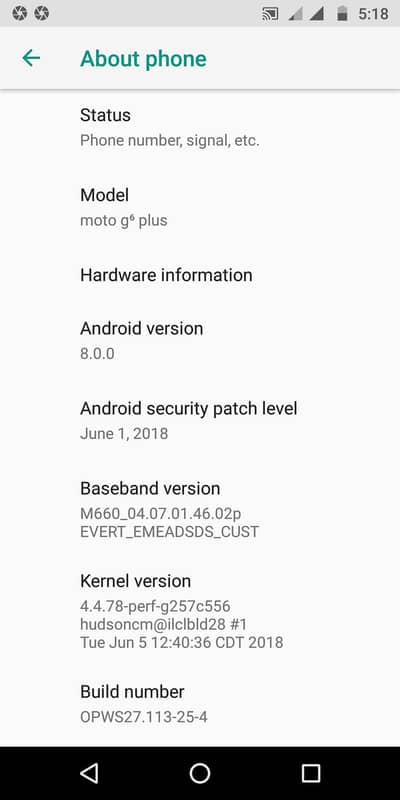 Motog6 Plus Mobile phone