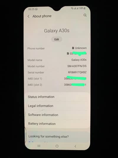 Samsung galaxy a30s