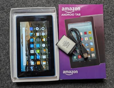 Amazon Fire 7 Tablet Box+ Charger