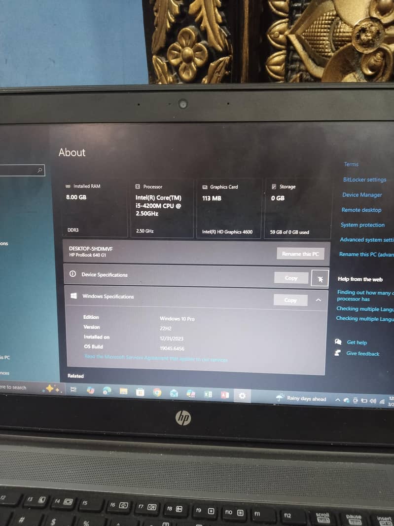Hp desktop 5