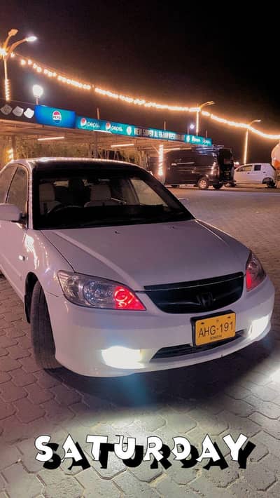 White Civic Eagle eye 2005 for sell