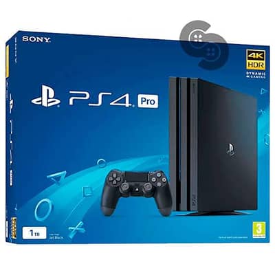 PS4 pro with 4 controllers & 9 games