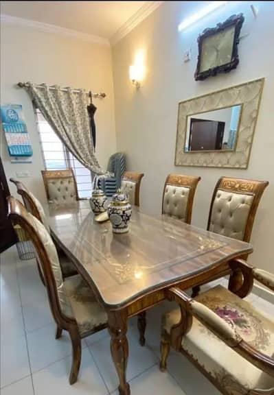 Dining Table and Eight chairs