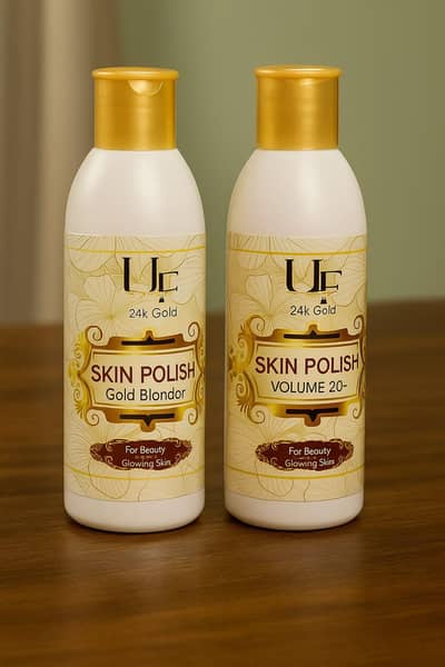 24K Gold Skin Polish – Face, Hands & Feet | Weekly Use | Instant Glow