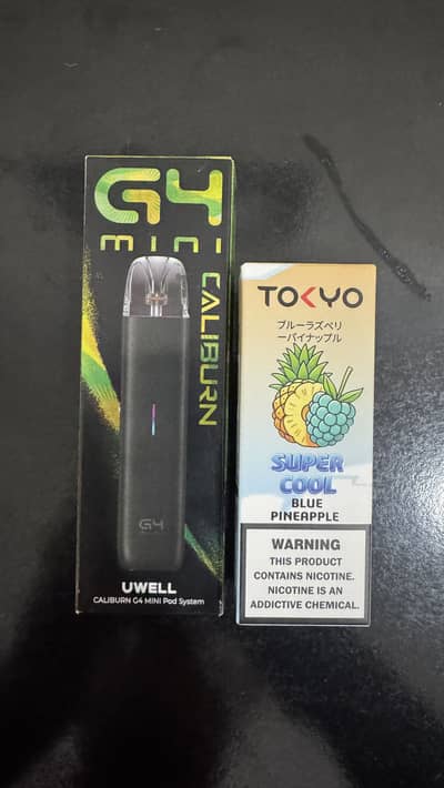 Caliburn G4 Mini Kit & Tokyo Blue Pineapple 50