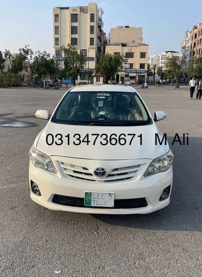 Toyota Corolla Gli 2013 Model Original Home Used car