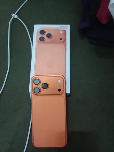 I phone 17 pro max  non pta jv orange color