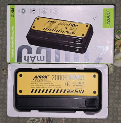 AIROX PB13: 20000 mAh PD 22.5 Watt Powerbank
