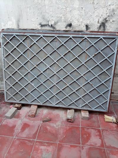 solid iron window and ventilator