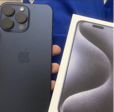 Iphone 15 pro max full BOX PTA APproved physical plus e-sim