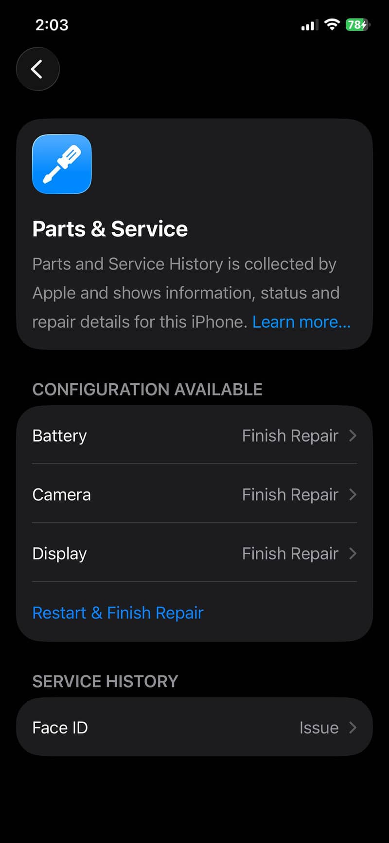 Sim time available call sensor not working 2
