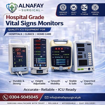 Vital Signs Monitors, ICU Patient Monitor NIBP SpO2 Portable Monitor
