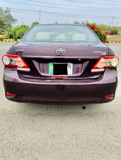 Toyota Corolla Gli 1.3 Manual 2013