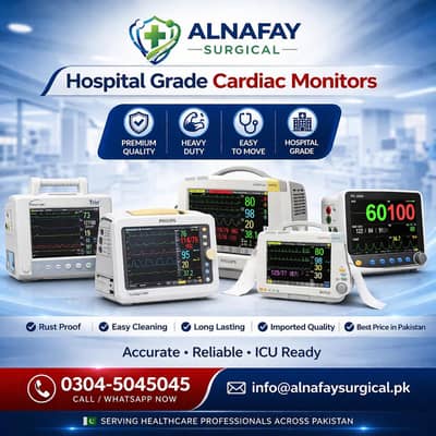 Cardiac Monitors, ICU Patient Monitor ECG SpO2 NIBP Multiparameter