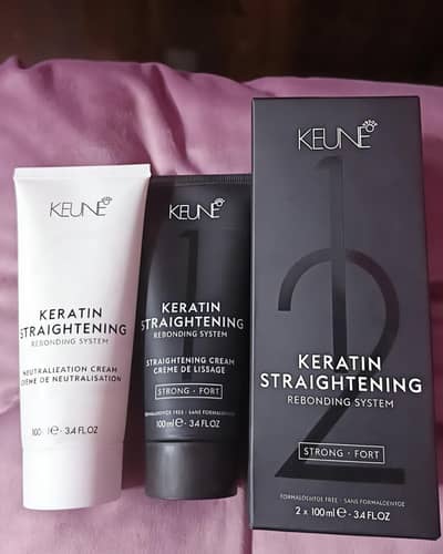 Keune Keratin Straightening Kit 2x100ml