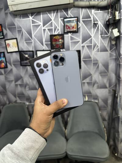 iphone 13 Pro Max 128GB pin dot Pta Approved mint condition comp box