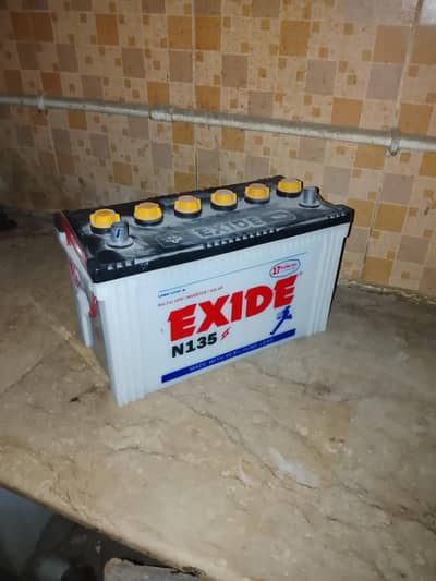 Exide N135 115Ampere,  17 plates Ups battery. original price 29ooo