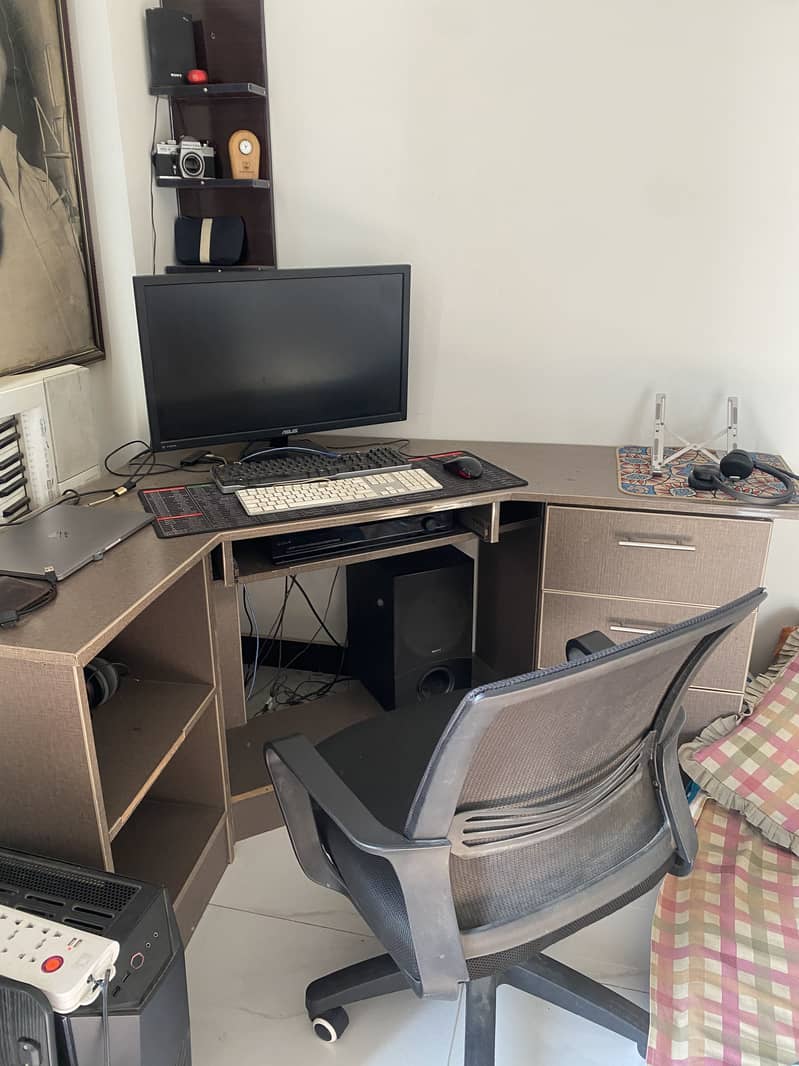 Custom made large computer table 0