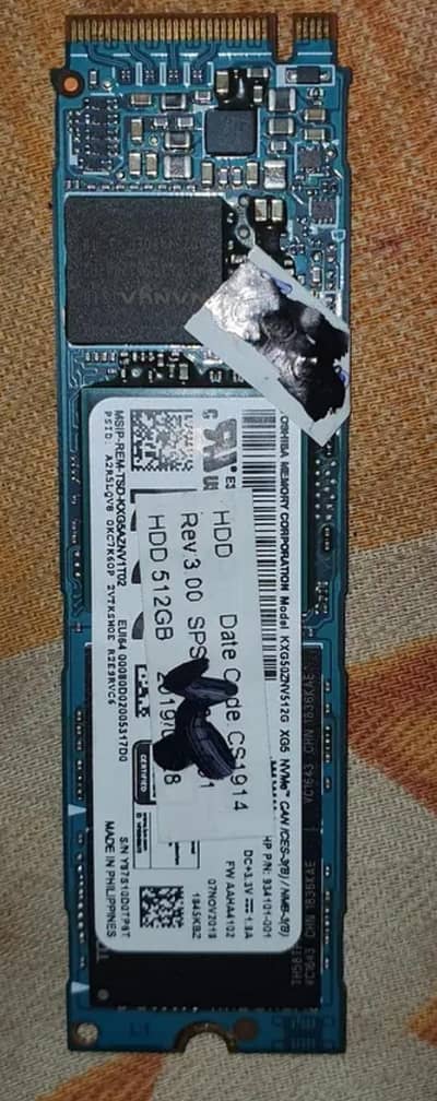 512 gb  Nvme m2 card for sale 100% ok orginal laptop pulll ha