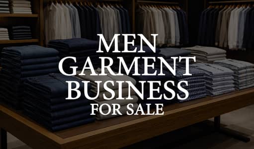 Men Garments - Business for Sale - Best for Daraz/Online