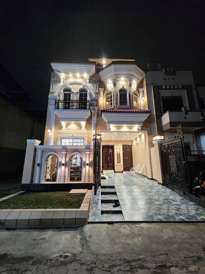 5 Marla Brand New Luxury Double Storey 2 Kitchen Spanish Style Well Stylish House Available For Sale by Fast property services in Johertown Lahore With 5 Beds Available