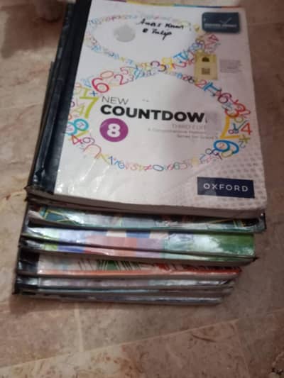 8th Class Oxford Books Set – Excellent Condition