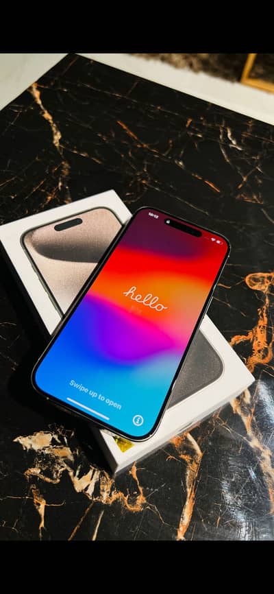 Iphone 15 pro pta Approved 256gb