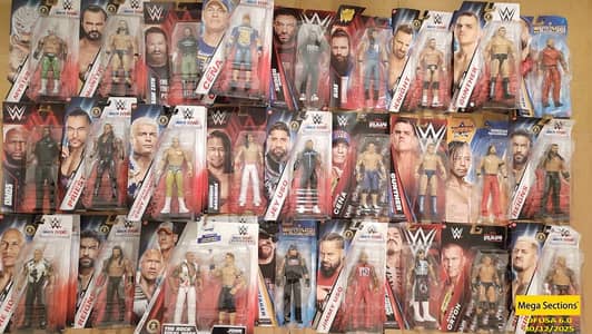 WWE AEW Mattel Brand Latest 2026 Authentic Action Figures Available