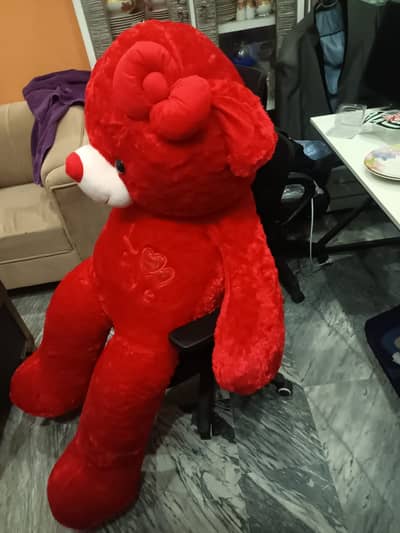 Red Teddy Bear 5ft - Lucy