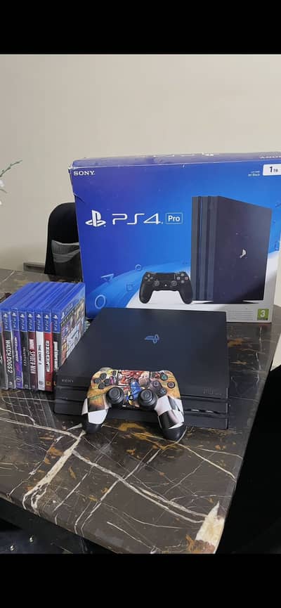 PS4 Pro 1TB With CDs
