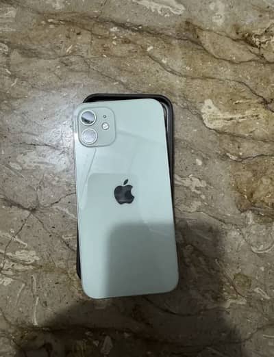 iPhone 12 64gb jv green colour black dot