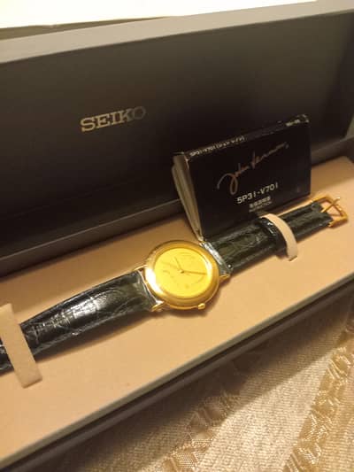 18kt Gold Seiko John Lennon Beatles Watch
